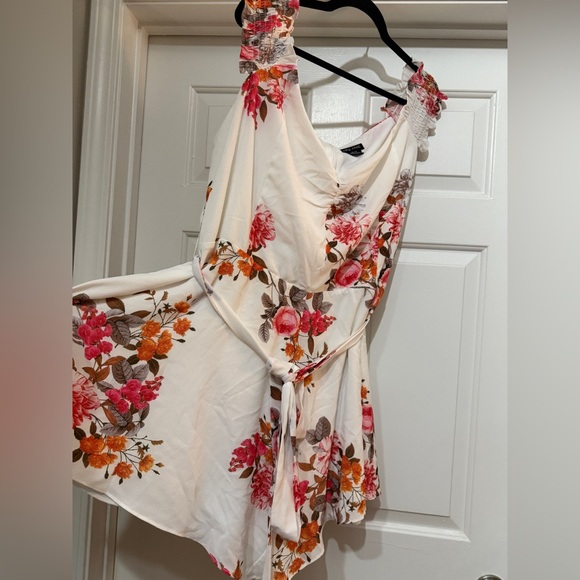 City Chic Pants - City Chic Floral Off-Shoulder Romper